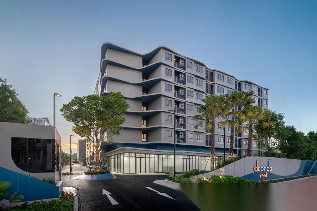Апартаменты 1BR в ЖК Dcondo Reef Phuket · Кату · Выход к бассейну — фото 9