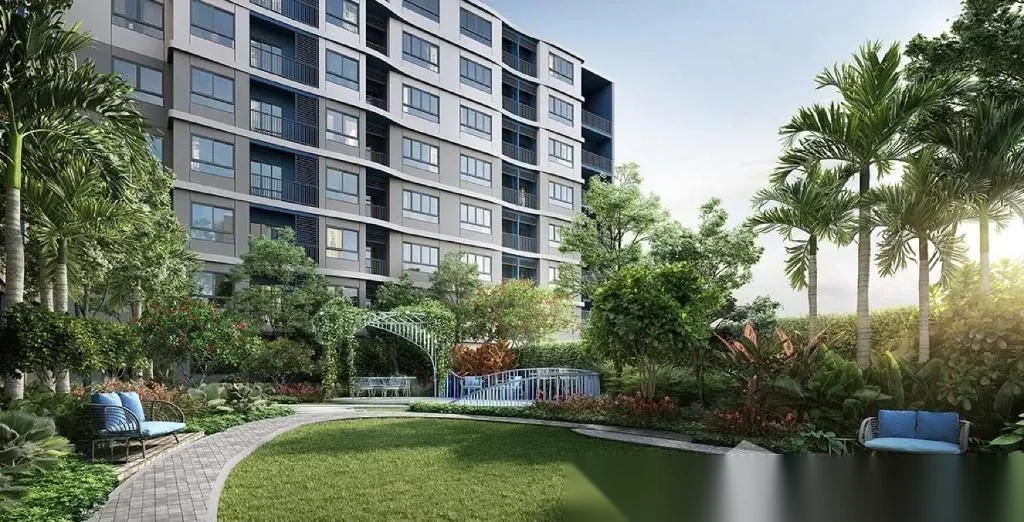 Апартаменты 1BR в ЖК Dcondo Reef Phuket · Кату · Выход к бассейну — фото 10
