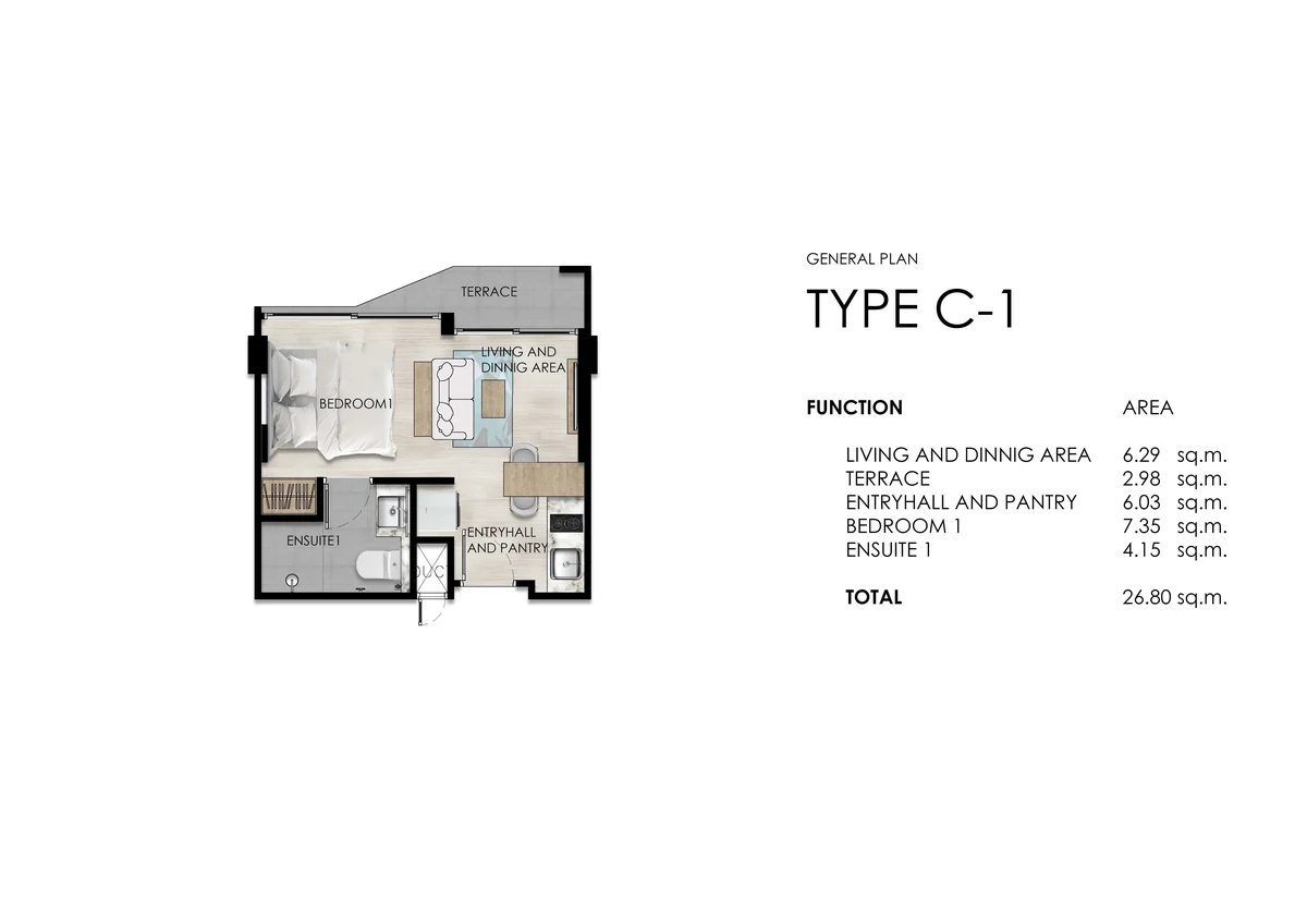Studio Apartment for sale at The One Naiharn complex · Rawai · Garden View — photo 13