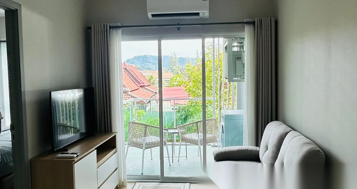1 Bedroom Apartment for rent at The Title Serenity Naiyang complex · Sakhu · Garden View