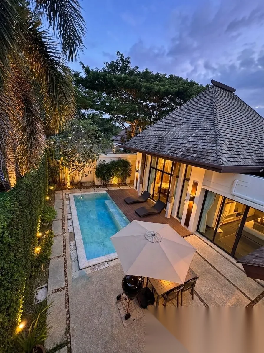 2 Bedroom Villa for rent at Mono Luxury Villa Pasak complex · Si Sunthon · Pool View — photo 2