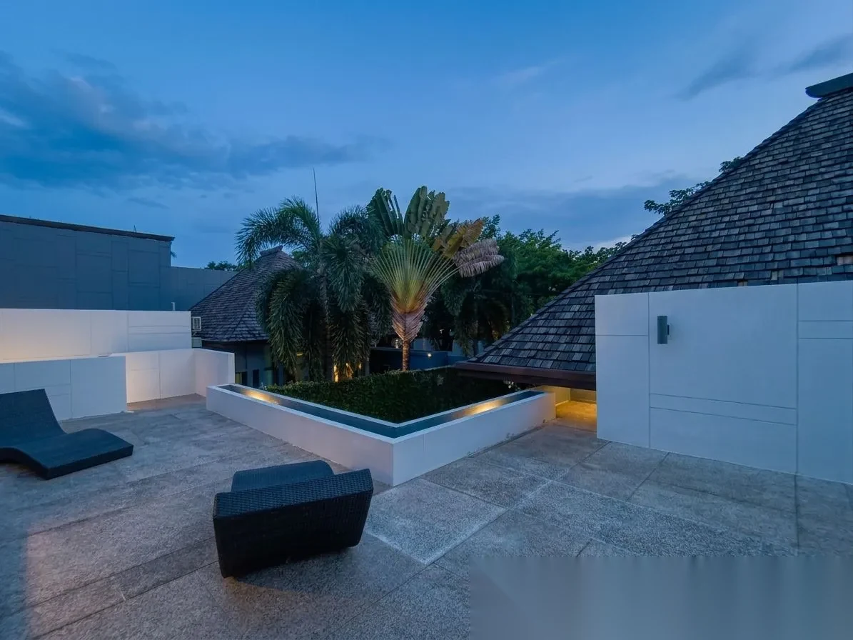 2 Bedroom Villa for rent at Mono Luxury Villa Pasak complex · Si Sunthon · Pool View — photo 12