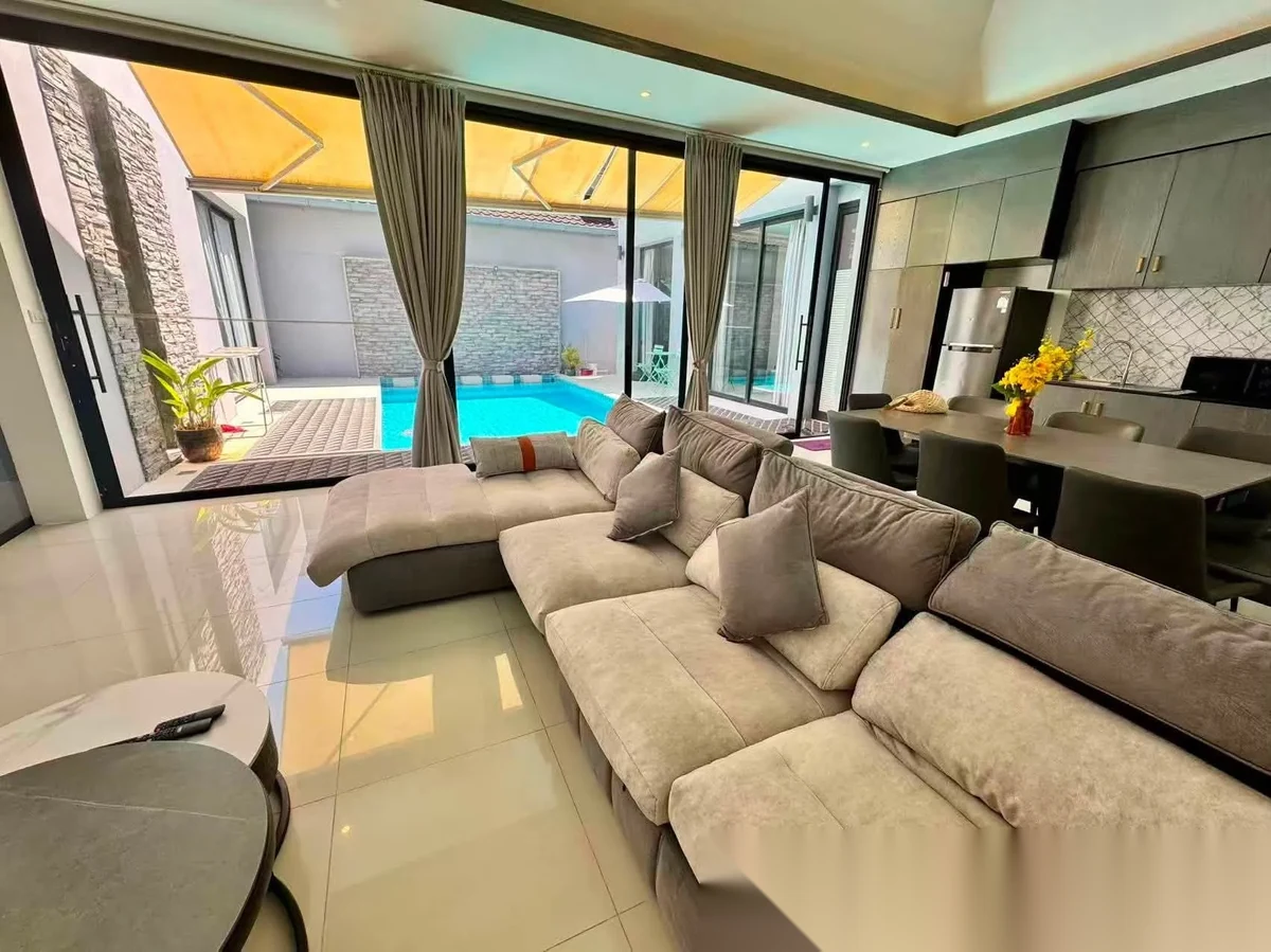 Вилла 3BR · Раваи · Вид на бассейн — фото 8