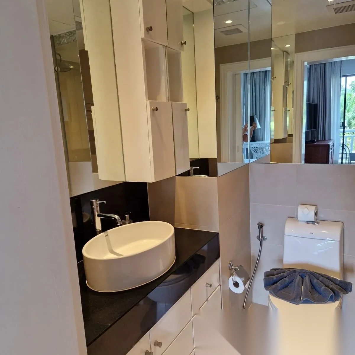Апартаменты 1BR в ЖК Allamanda 2 & 3 Condominium · Чернг Тале / Bang Tao · Вид на гольф-поле — фото 8