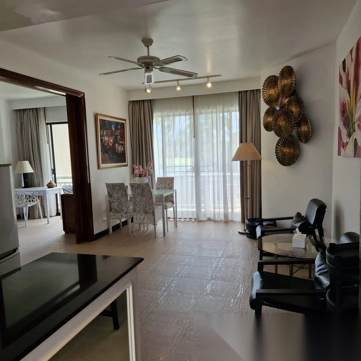 Апартаменты 1BR в ЖК Allamanda 2 & 3 Condominium · Чернг Тале / Bang Tao · Вид на гольф-поле — фото 9