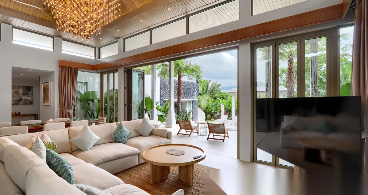 4 Bedroom Villa for sale at Botanica Lake Side II complex · Choeng Thale · Partial Sea View