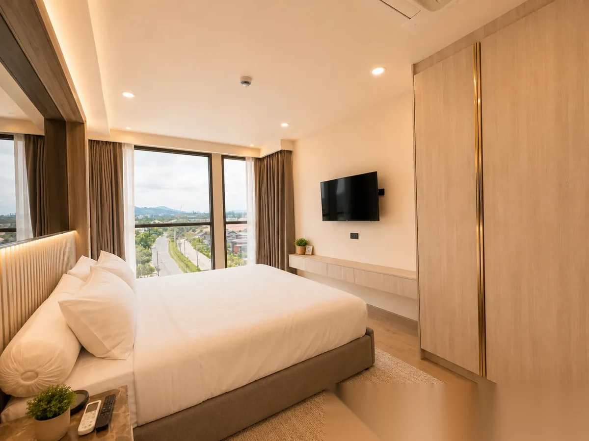 2 Bedroom Apartment for rent at The Ozone Condominium complex · Choeng Thale — photo 12
