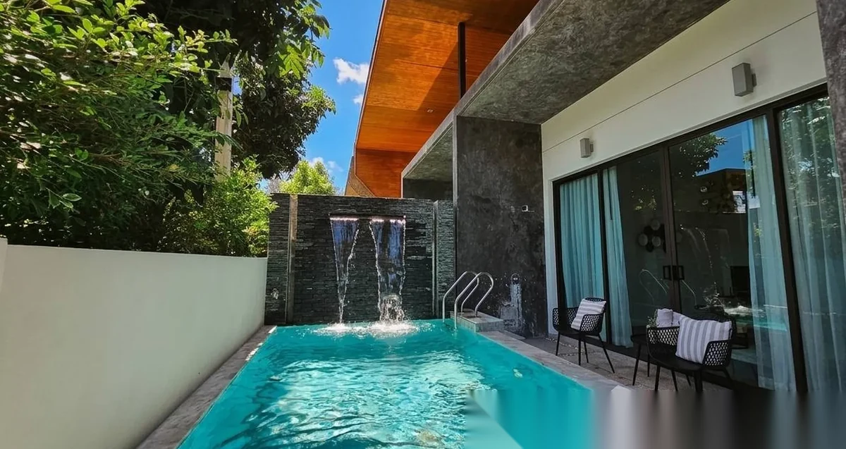 2 Bedroom Villa for rent at The 8 Pool Villa complex · Chalong · Pool View