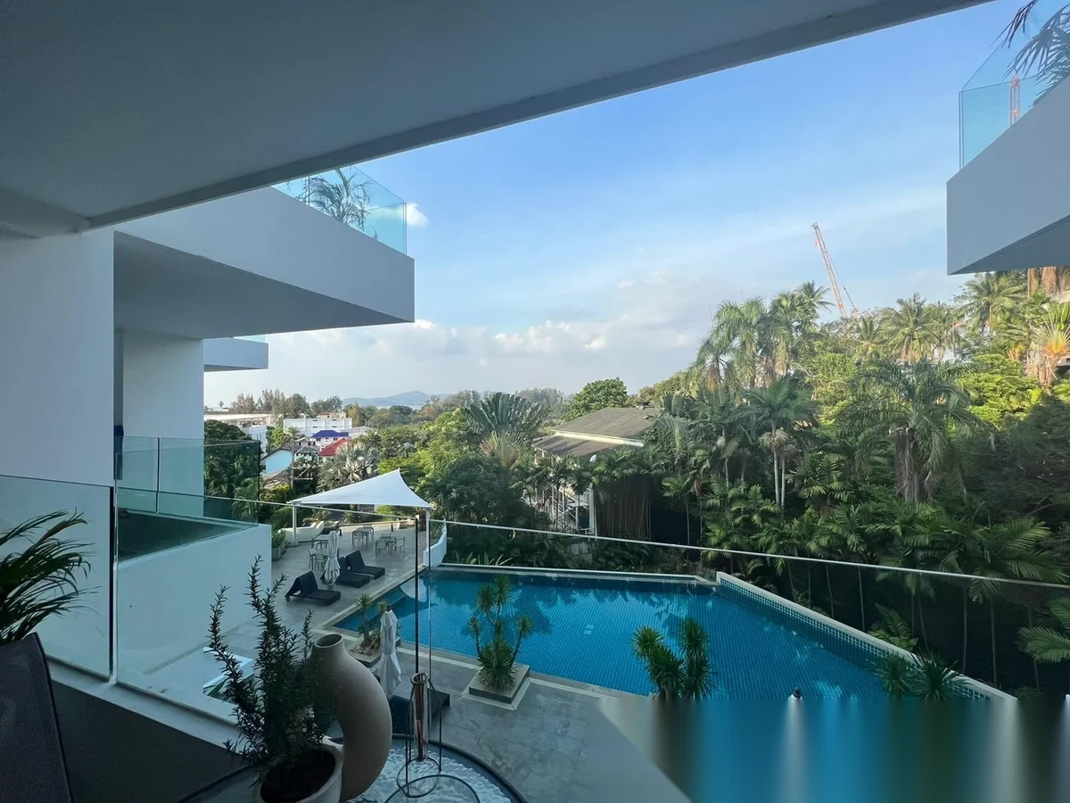 2 Bedroom Apartment for rent at Sansuri complex · Choeng Thale · Pool View — photo 9