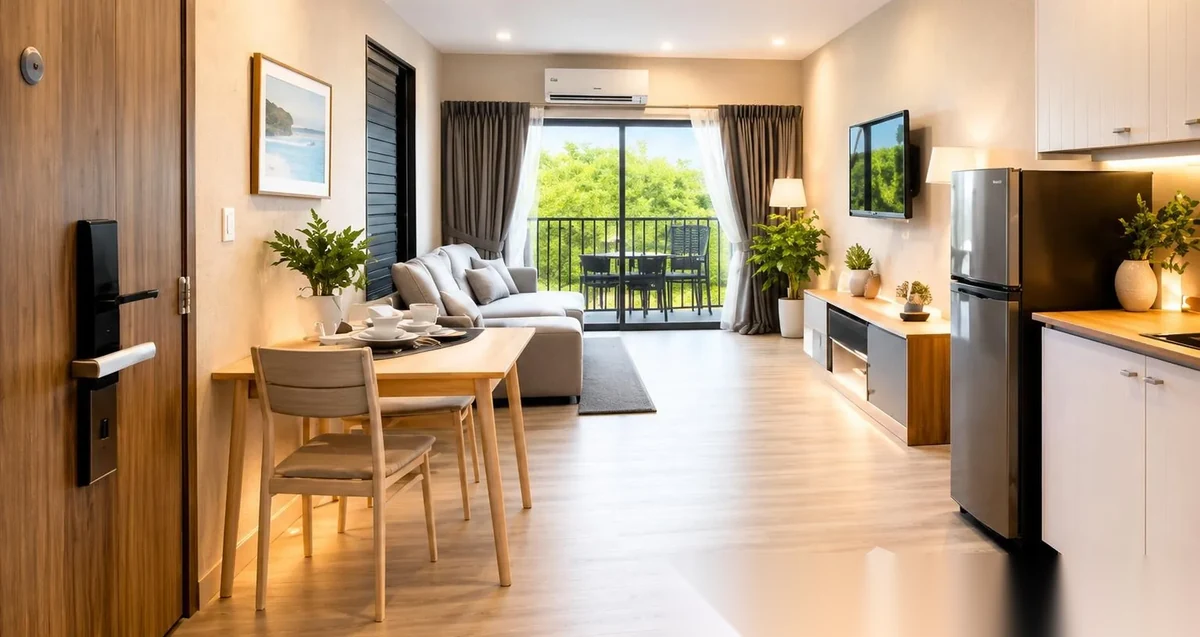 1 Bedroom Apartment for sale at The Title Residencies complex · Sakhu · Pool View