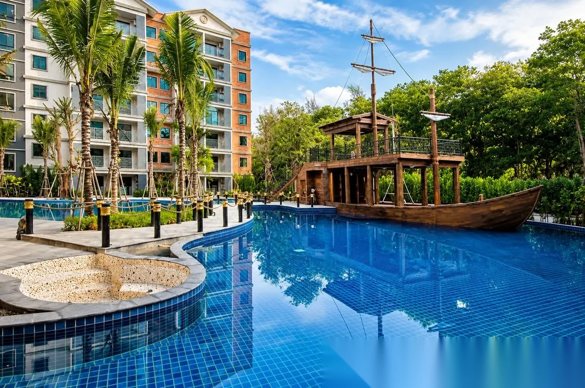 1 Bedroom Apartment for sale at The Title Residencies complex · Sakhu · Pool View — photo 12