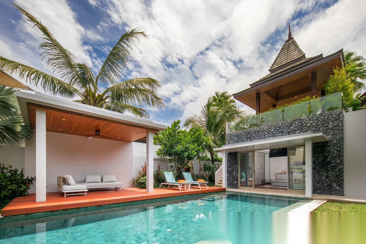 4 Bedroom House for rent at Botanica The Nature (Phase 8) complex · Si Sunthon · Pool View — photo 12