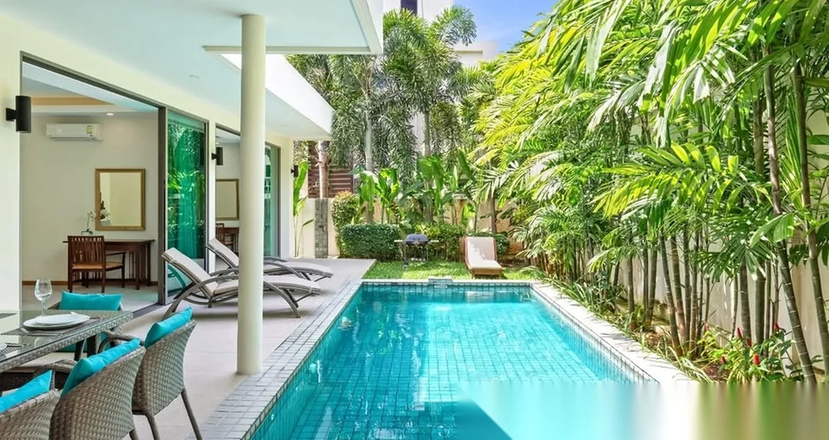 4 Bedroom Villa for rent · Karon · Pool View