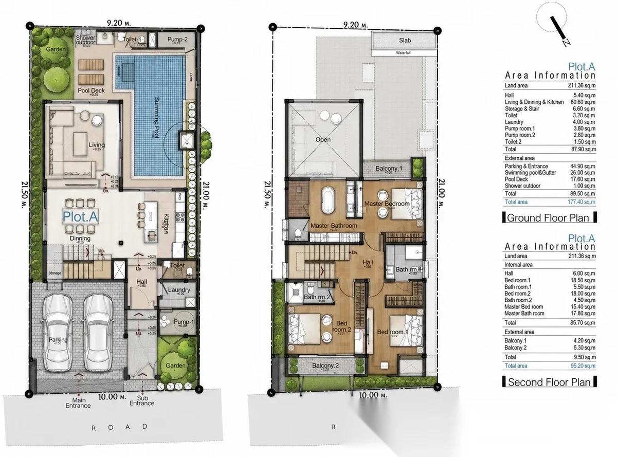 3 Bedroom Villa for sale at Vela Villas Cape Yamu complex · Pa Khlok · Pool View — photo 48