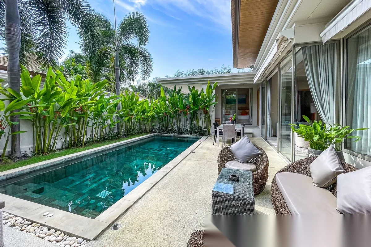 3 Bedroom Villa for sale at Trichada Villas complex · Choeng Thale · Pool View