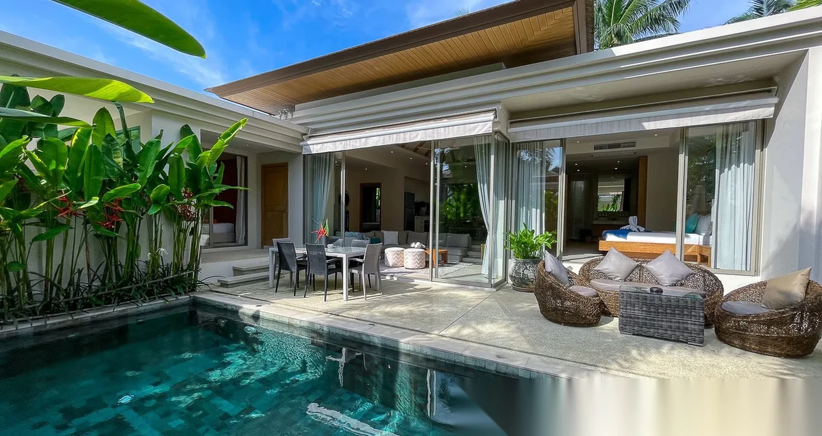 3 Bedroom Villa for sale at Trichada Villas complex · Choeng Thale · Pool View — photo 2