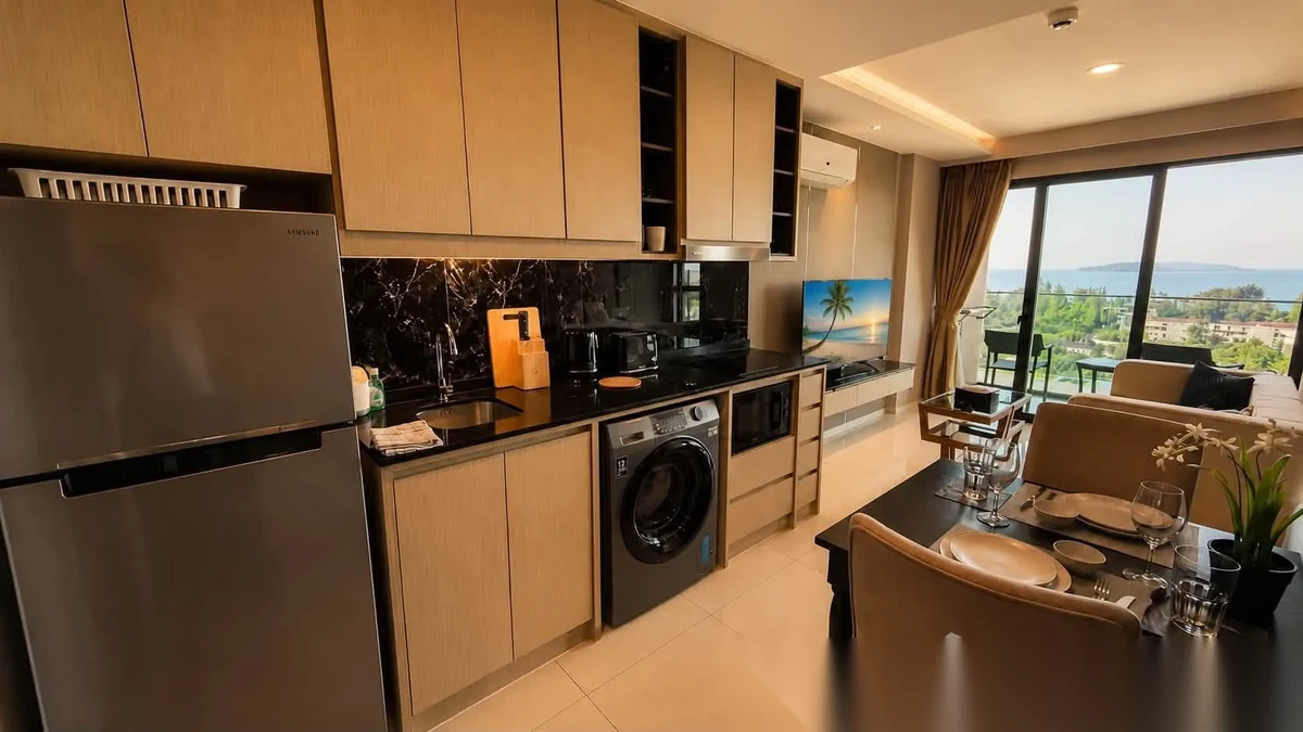 1 Bedroom Apartment for rent at Mida Grande Resort Condominiums complex · Choeng Thale · Sea View — photo 7