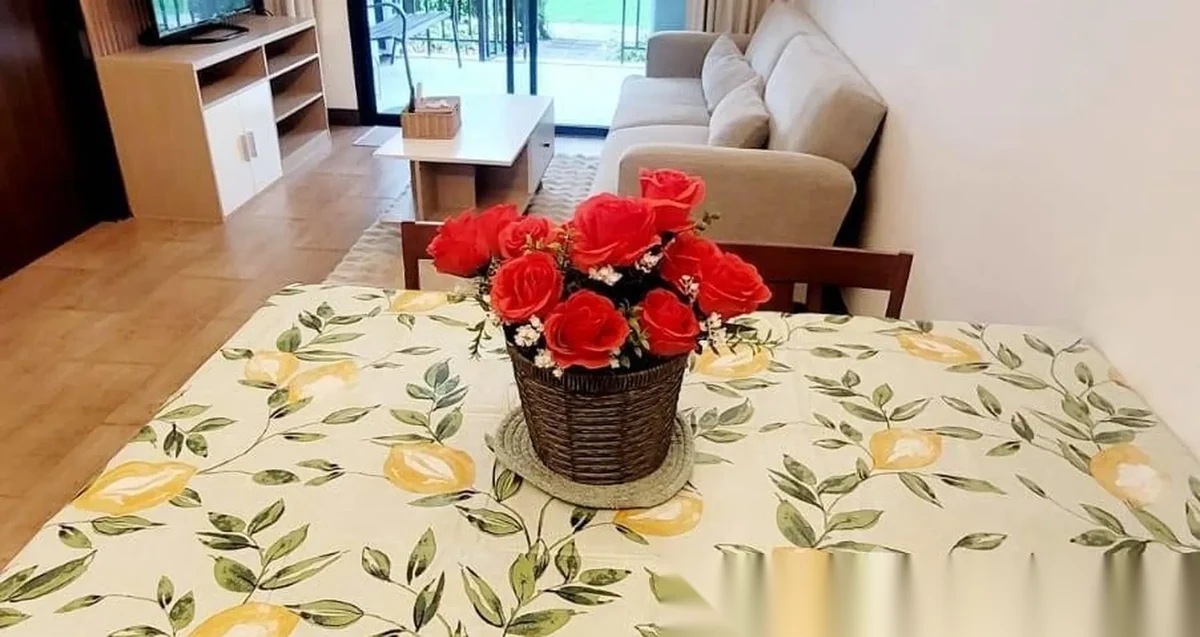Апартаменты 2BR в ЖК The Title Rawai Phase 1-2 · Раваи · Вид в сад