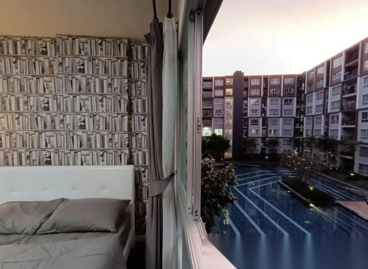 1 Bedroom Apartment for rent at D Condo Mine complex · Kathu · Pool View — photo 6