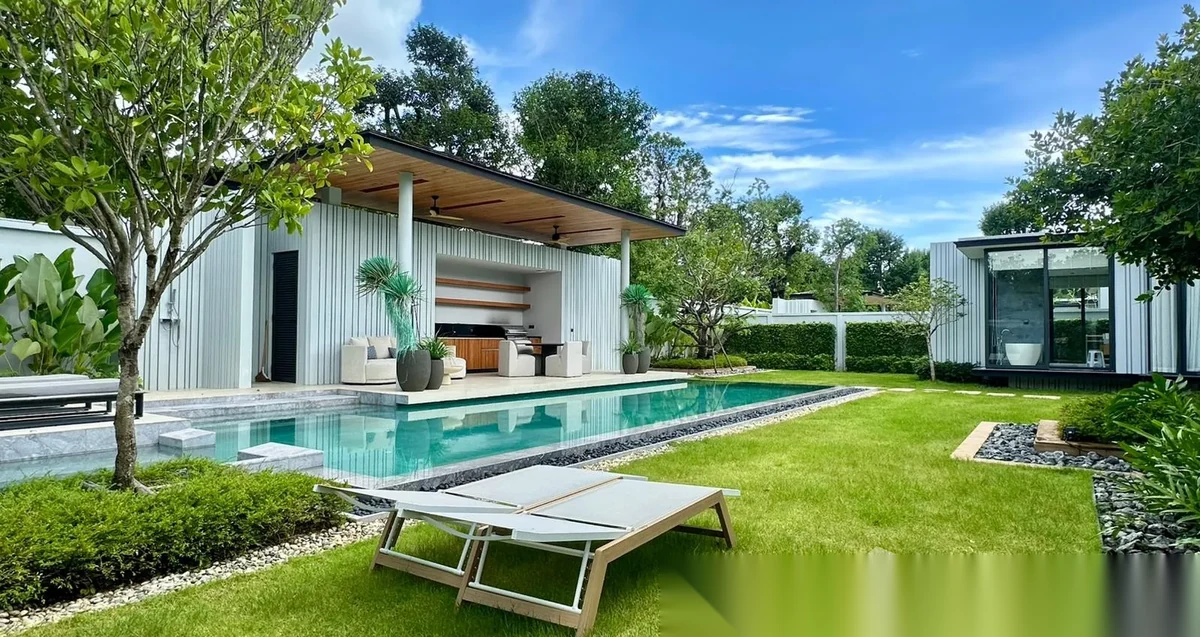 4 Bedroom Villa for sale at Botanica Forestique complex · Thep Krasattri · Pool View