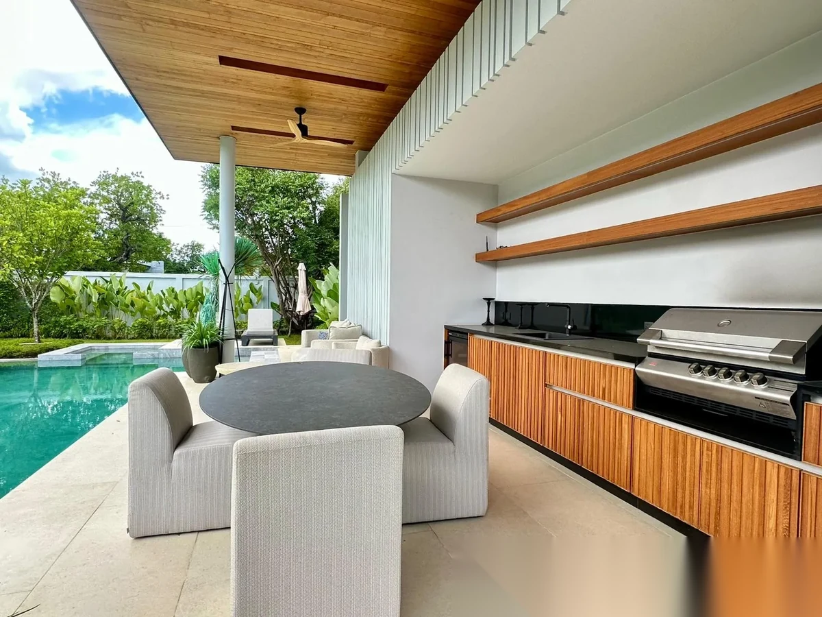 4 Bedroom Villa for sale at Botanica Forestique complex · Thep Krasattri · Pool View — photo 2