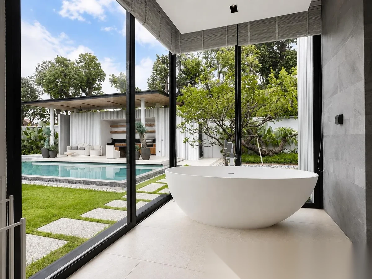 4 Bedroom Villa for sale at Botanica Forestique complex · Thep Krasattri · Pool View — photo 5