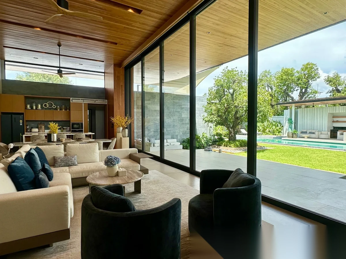 4 Bedroom Villa for sale at Botanica Forestique complex · Thep Krasattri · Pool View — photo 7