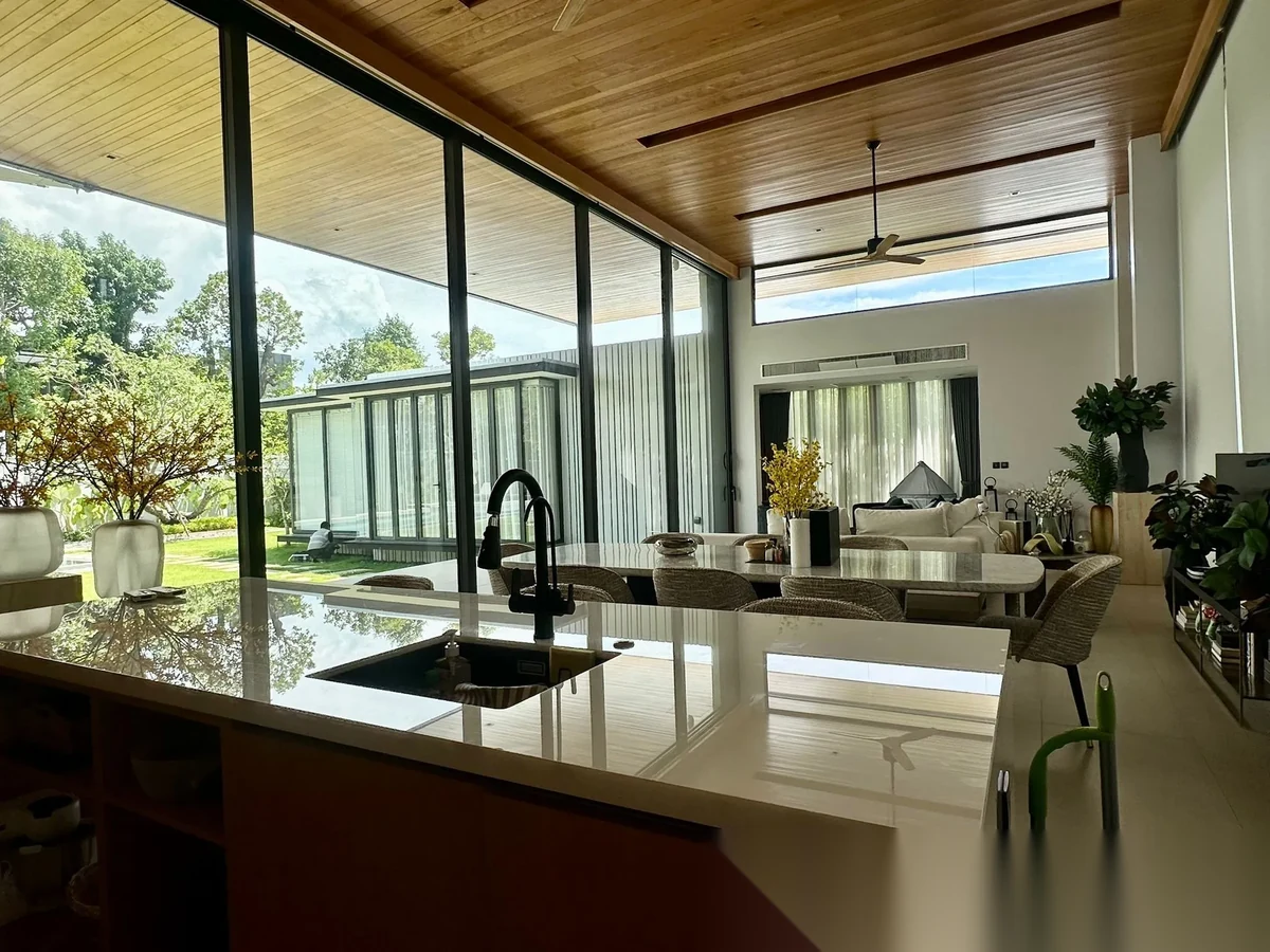 4 Bedroom Villa for sale at Botanica Forestique complex · Thep Krasattri · Pool View — photo 17