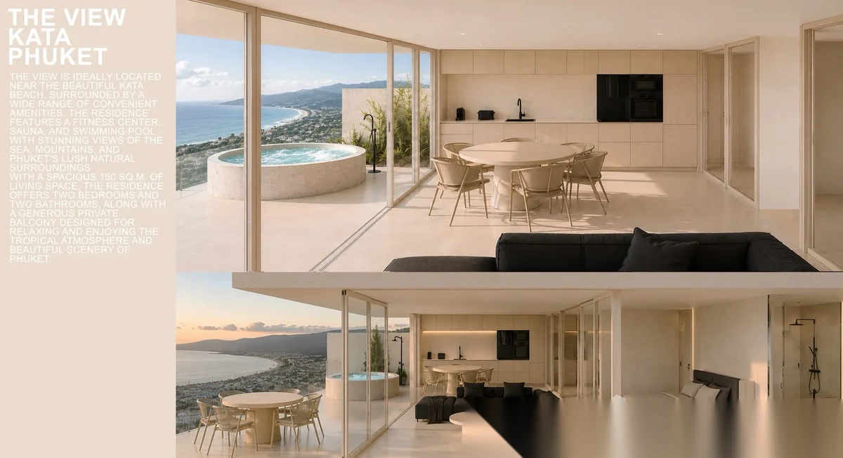 2 Bedroom Apartment for rent at The View Luxury Condominium complex · Karon · Sea View — photo 4
