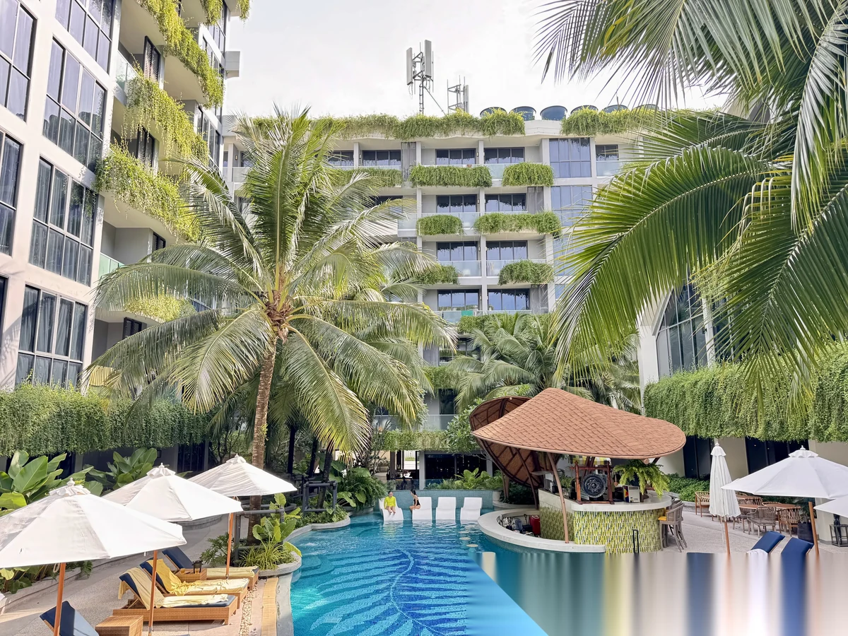Studio Apartment for sale at Layan Green Park Phase 1 complex · Choeng Thale · Garden View — photo 8