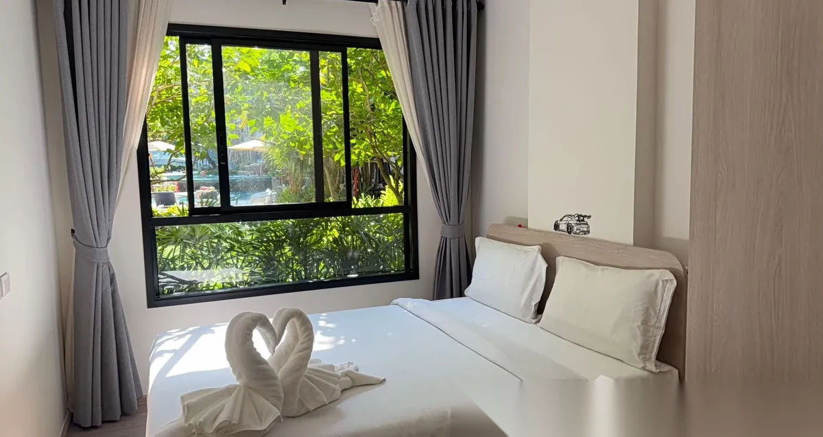 2 Bedroom Apartment for rent at Dcondo Reef Phuket complex · Kathu · Garden View