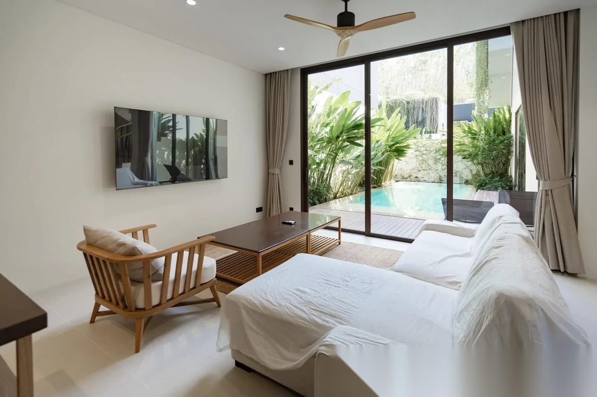 Вилла 3BR в комплексе Villa Qabalah · Си Сунтон · Выход к бассейну — фото 5