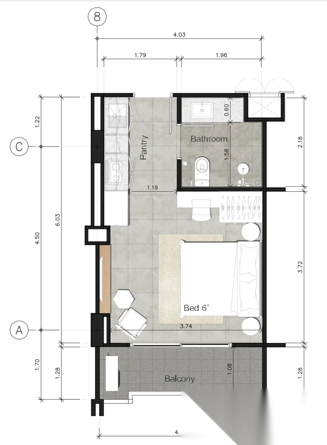 Studio Apartment for sale at Utopia Dream U2 complex · Rawai — photo 15
