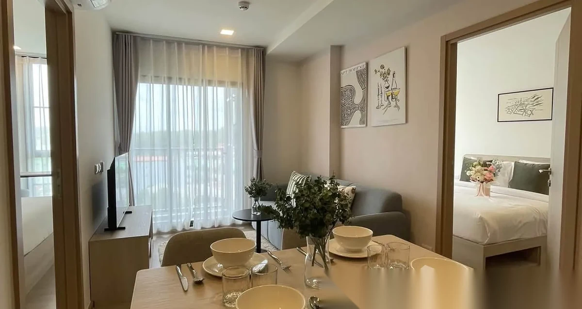 2 Bedroom Apartment for rent at THE BASE Bukit complex · Wichit · Pool View