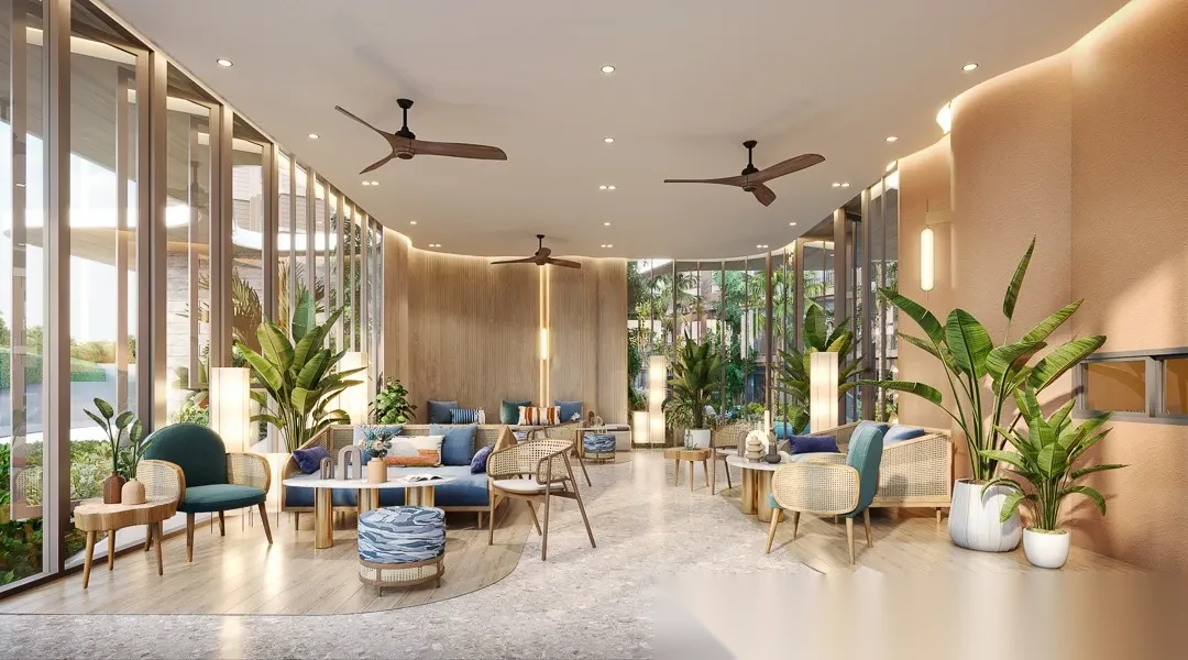 Апартаменты 1BR в ЖК Dcondo Reef Phuket · Кату · Выход к бассейну — фото 11