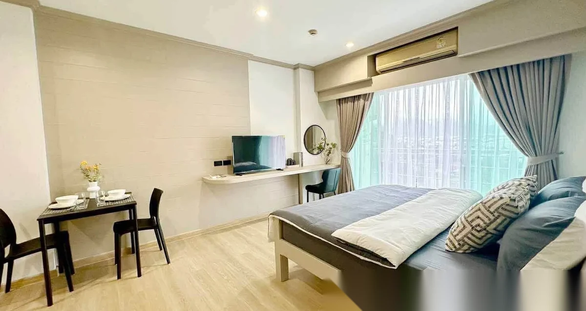 Studio Apartment for rent at The Green Places Condominium complex · Phuket Town