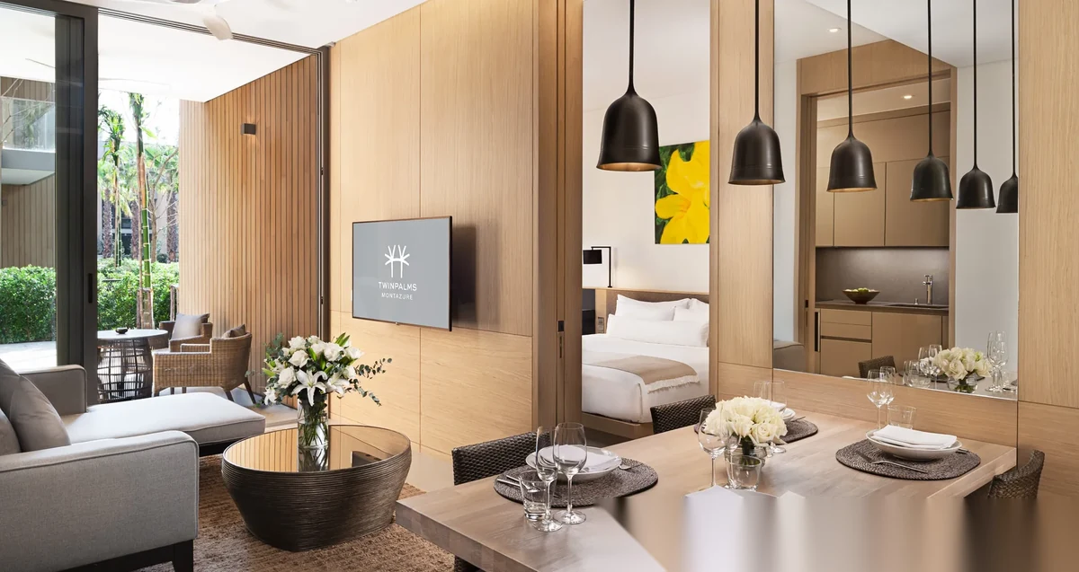 1 Bedroom Apartment for sale at Twinpalms Residences by Montazure complex · Kamala · Garden View