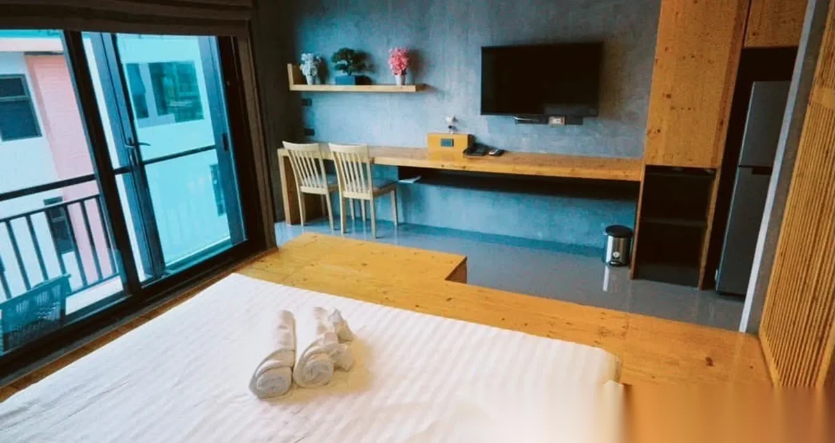 Studio Apartment for rent at ReLife The Windy complex · Rawai