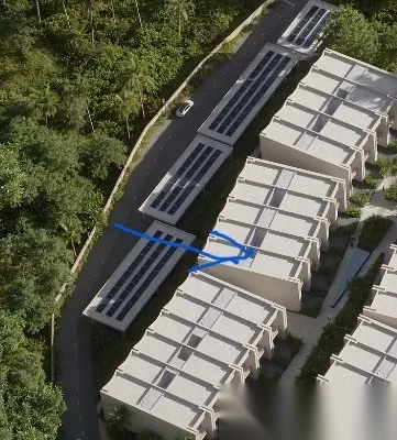 Таунхаус 2BR в комплексе Synchro Layan · Чернг Тале / Bang Tao · Вид в сад — фото 5