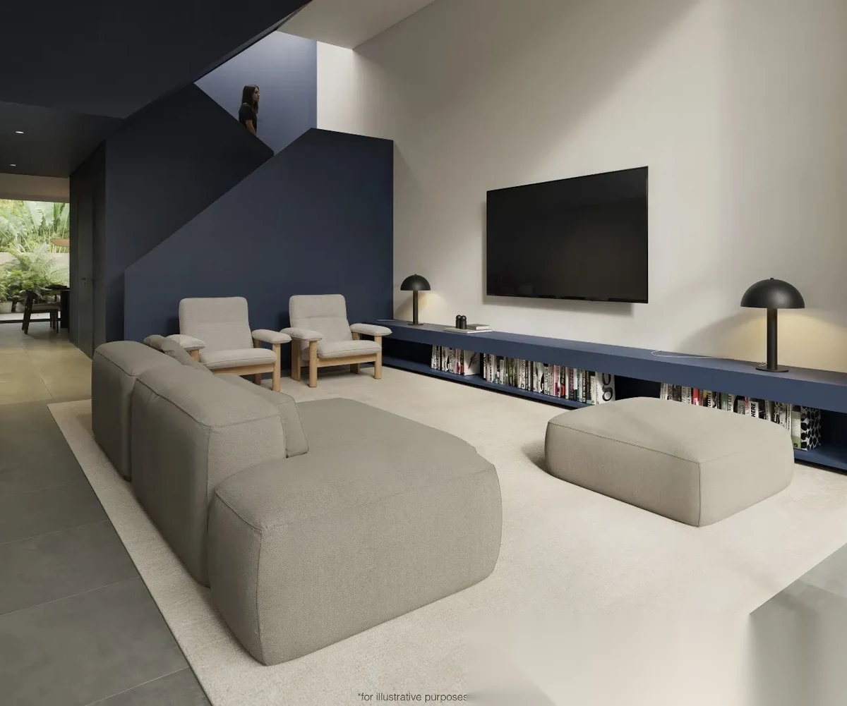 Таунхаус 2BR в комплексе Synchro Layan · Чернг Тале / Bang Tao · Вид в сад — фото 8