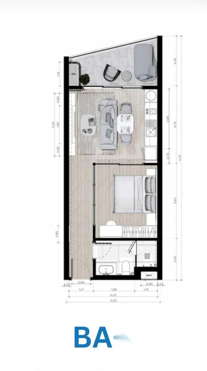 1 Bedroom Apartment for sale at The Aqua complex · Choeng Thale · Lake View — photo 17
