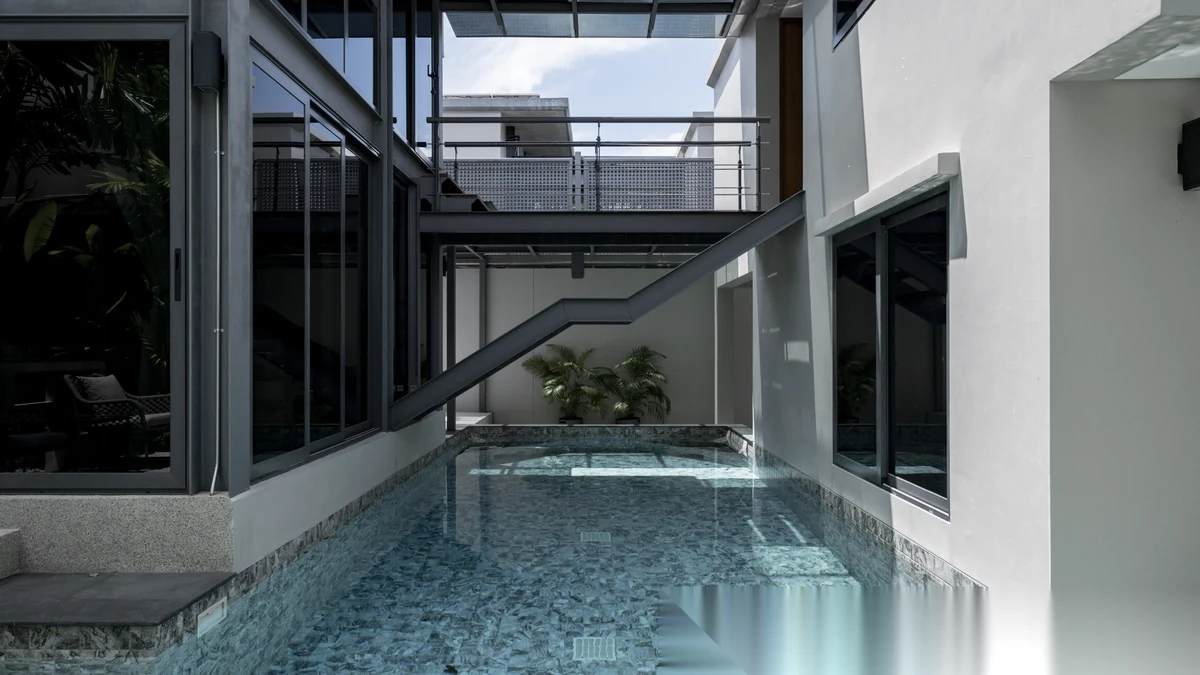 3 Bedroom Villa for sale at Riverhouse Phuket complex · Choeng Thale · Pool View — photo 22