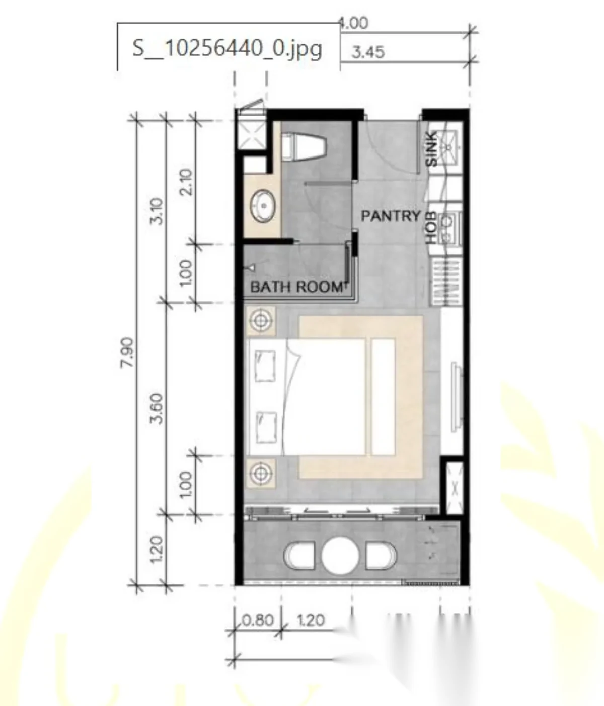 1 Bedroom Apartment for sale at Utopia Apartment Mini 2 complex · Rawai — photo 10
