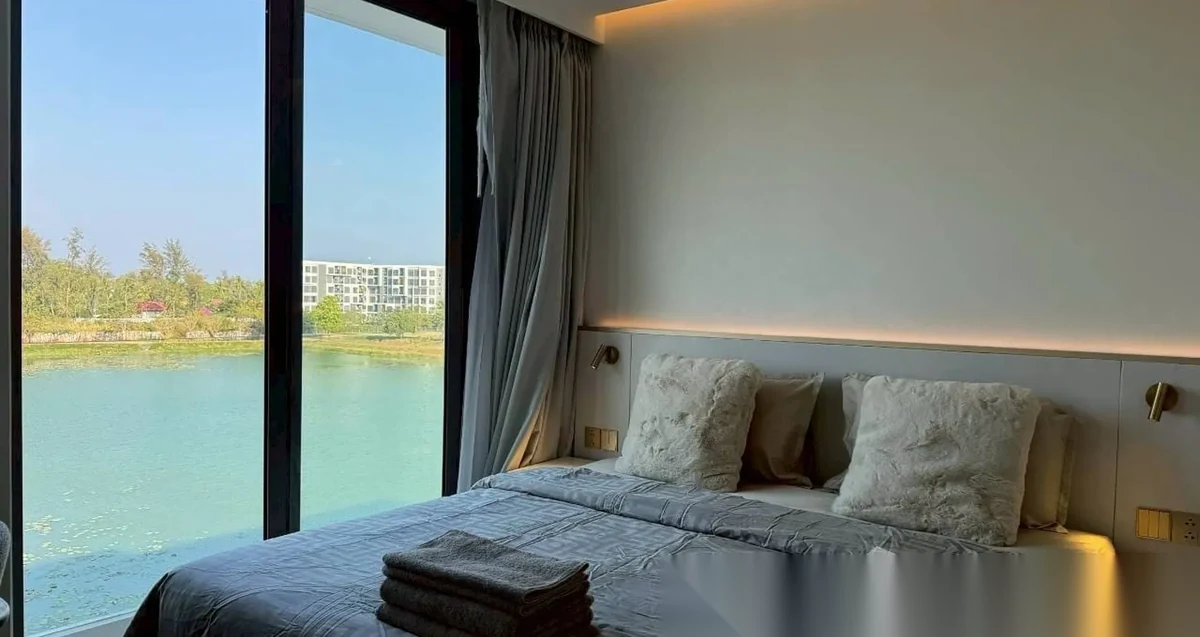 1 Bedroom Apartment for rent at The Aqua complex · Choeng Thale · Lake View