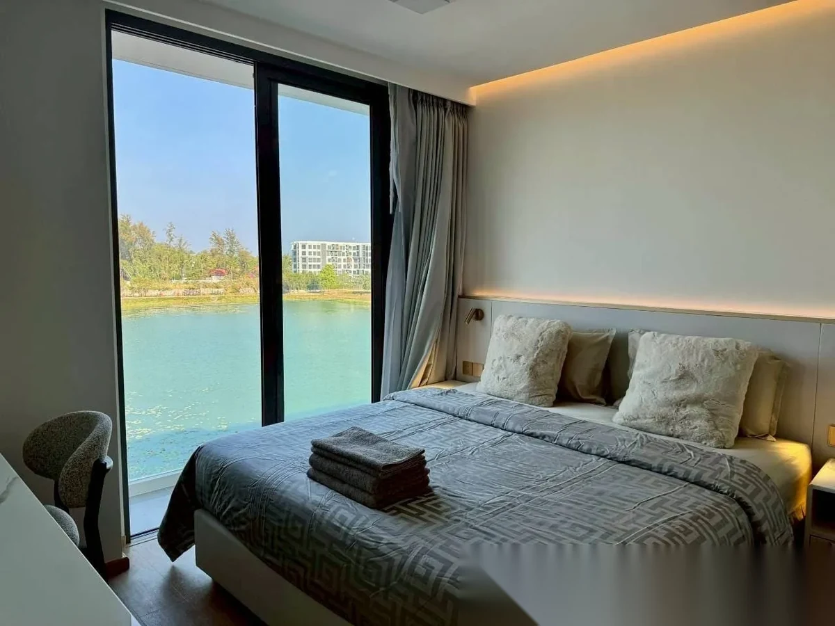 1 Bedroom Apartment for rent at The Aqua complex · Choeng Thale · Lake View — photo 8