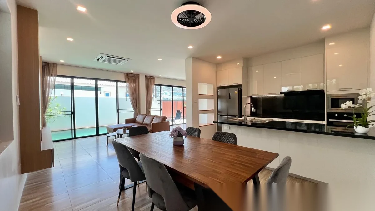 Вилла 3BR · Выход к бассейну — фото 9