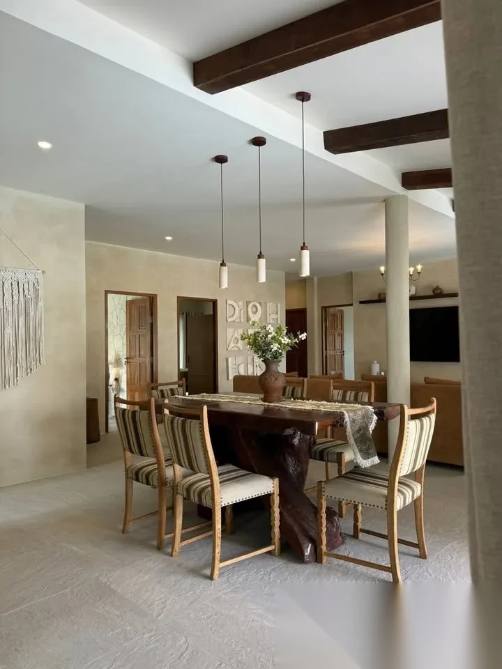 Вилла 4BR в комплексе Stylish Resort-Style Villa for Long-Term Rent in Chalong, · Чалонг · Вид на бассейн — фото 5