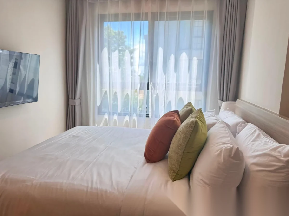 1 Bedroom Apartment for rent at The Base Cherngtalay complex · Choeng Thale · Garden View — photo 2