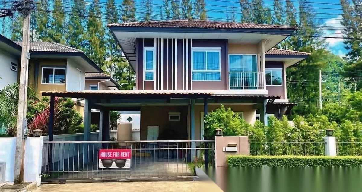 Дом 4BR в комплексе Saransiri Kohkaew · Ко Каео · Вид в сад