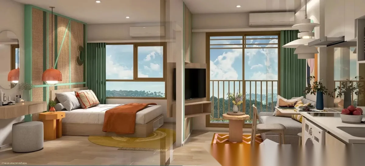 1 Bedroom Apartment for sale at Escent Phuket complex · Wichit · Pool Access — photo 5